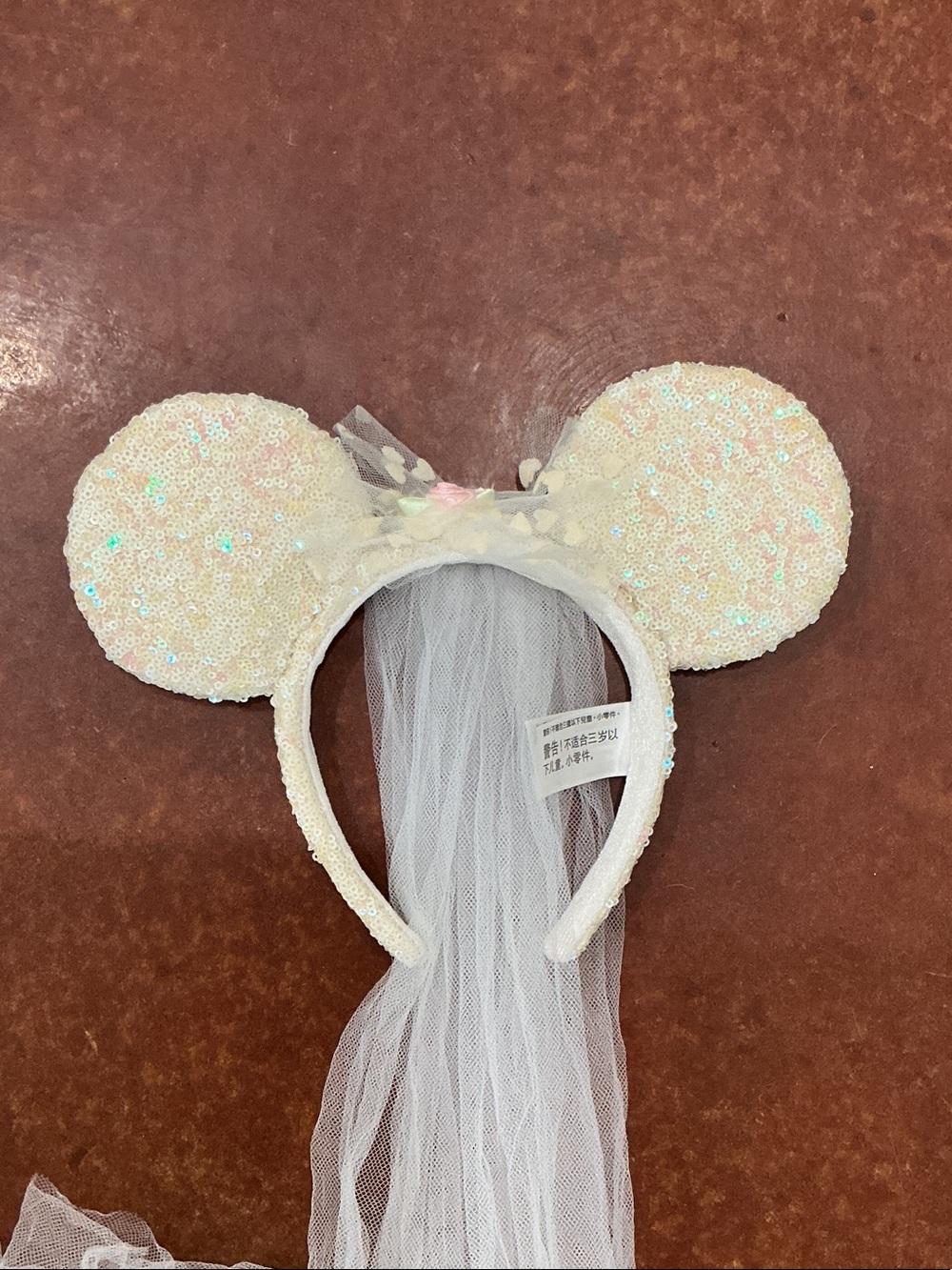 Disney Wedding Minnie Mouse Ears - Picture 2 of 7